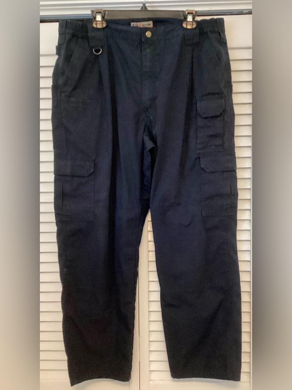 5.11 Tactical Men's Cargo Pants Navy Blue Altered Fits 36x29.5 (Tag 40x30)